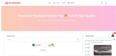 story downloader facebook|BraveDown: Your Ultimate Facebook Story Downloader.